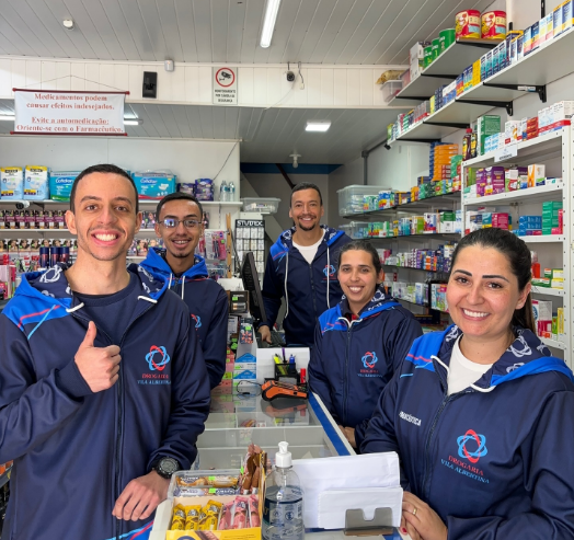 Equipe da Drogaria Vila Albertina